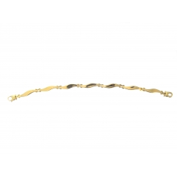 14Kt Yellow Gold Wave Design Bracelet (10.00gr)